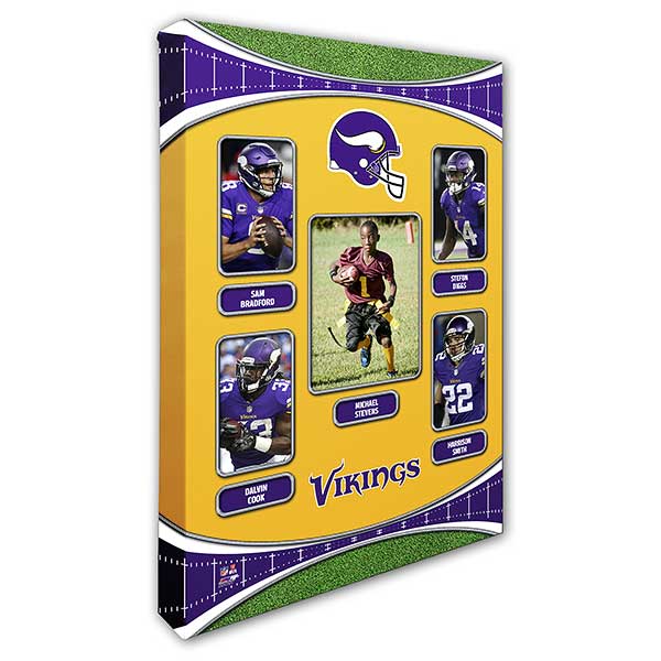Personalized NFL Wall Art Minnesota Vikings Art