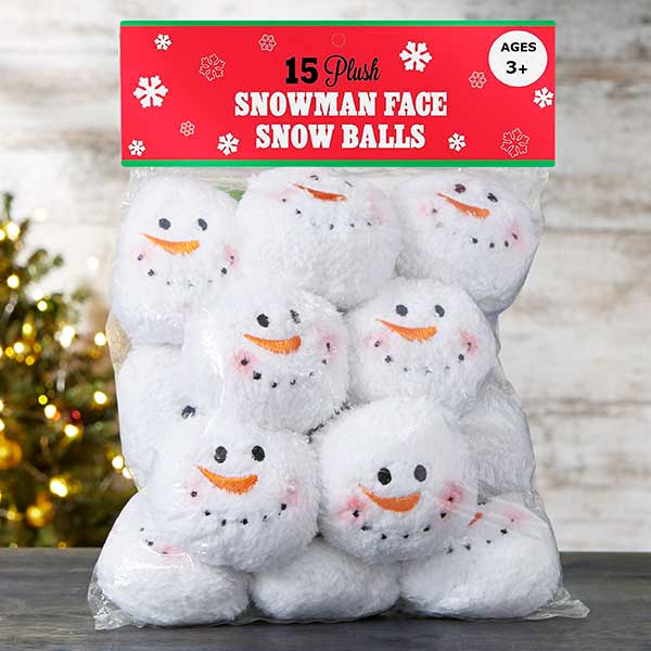 Details about   5-50PCS Kids Fake Soft Plush Snowball Fight Snow Ball Festival Party Decor Toy 