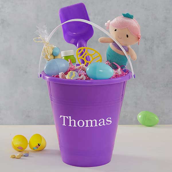 Personalized Sand Toys - Easter Bucket & Shovel - 19974