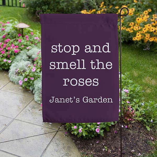 Personalized Garden Flag - Add Any Text - 19994