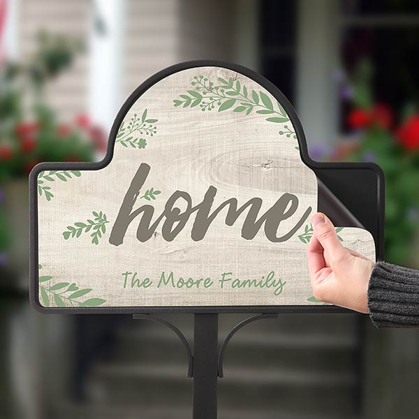Personalized Garden Sign Cozy Home