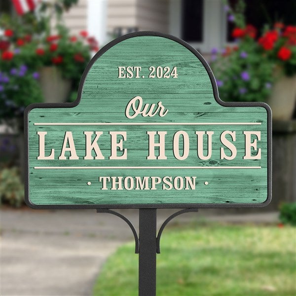 Personalized Magnetic Garden Sign - Home Away From Home - 20006