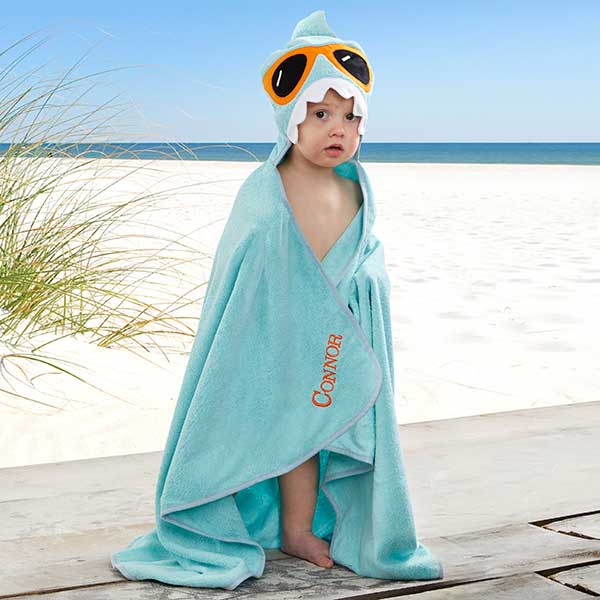 baby shark beach towel