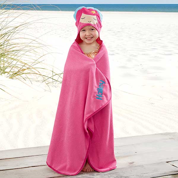 personalized kid towels hoods