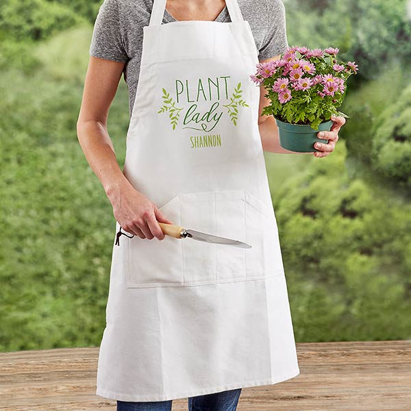 Plant Lady Personalized Gardening Apron - 20136