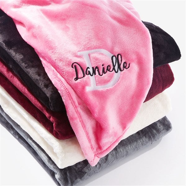 Personalized Girls Blankets - Name & Monogram - 20155