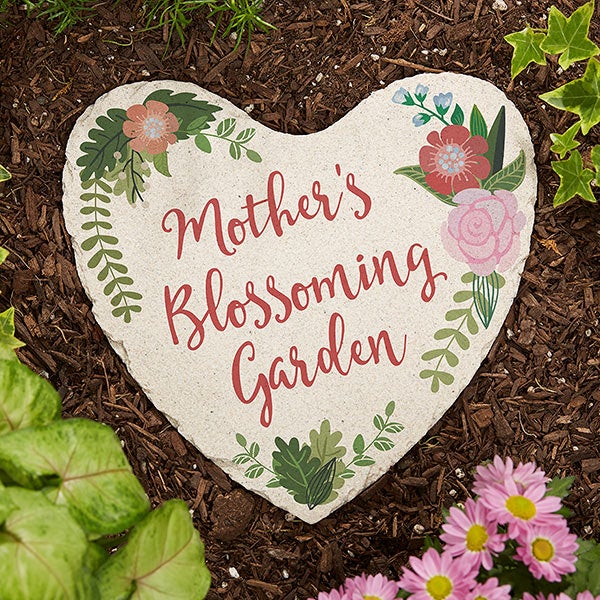 Personalized Garden Stones - Mom's Blossoming Garden - 20171
