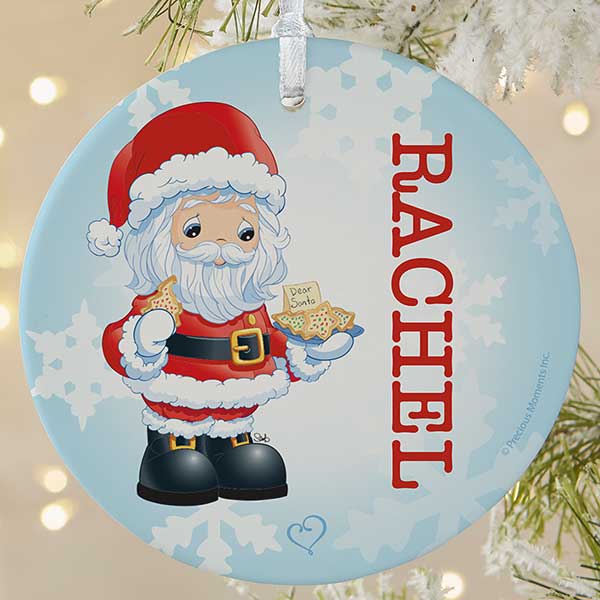 Personalized Precious Moments Santa Christmas Ornament - 20188