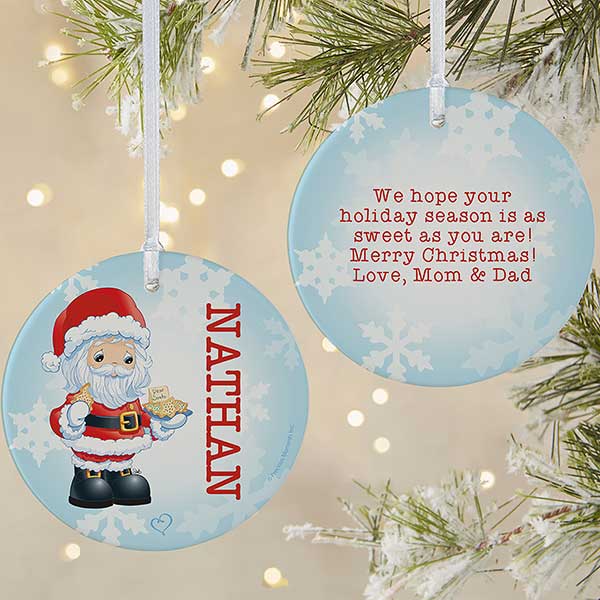 Personalized Precious Moments Santa Christmas Ornament - 20188