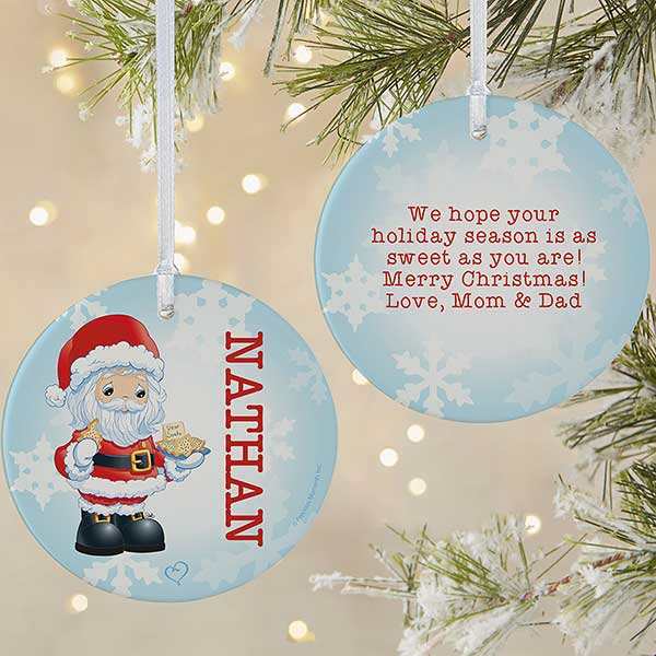 Personalized Precious Moments Santa Christmas Ornament - 20188