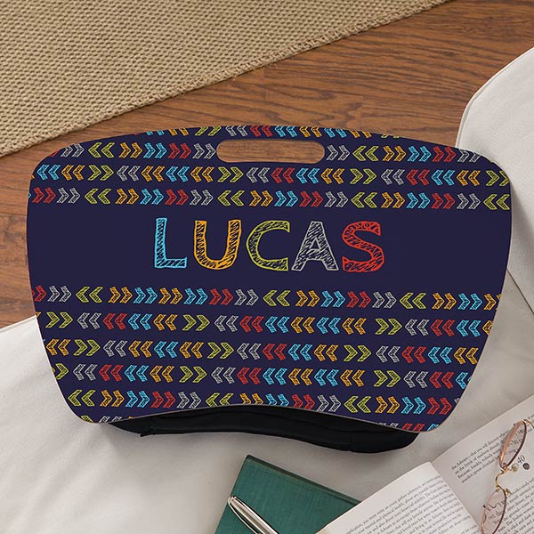 Personalized Boys Lap Desk Stencil Name