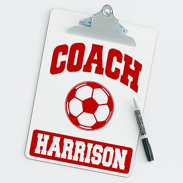 Personalized Clipboards For Soccer Coaches - 20199