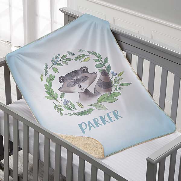 Woodland Baby Personalized Baby Blankets - 20256