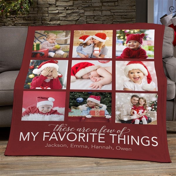 Personalized Photo Blanket - My Favorite Things - 20264