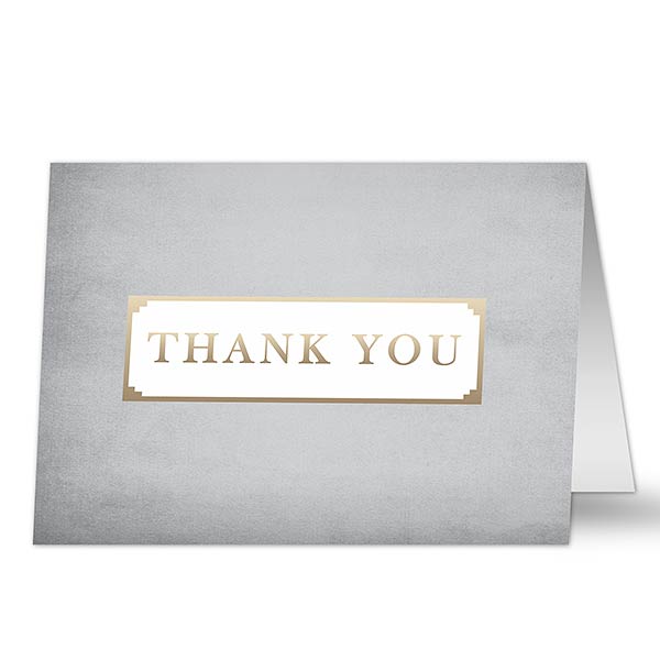Professional Thank You Personalized Greeting Card