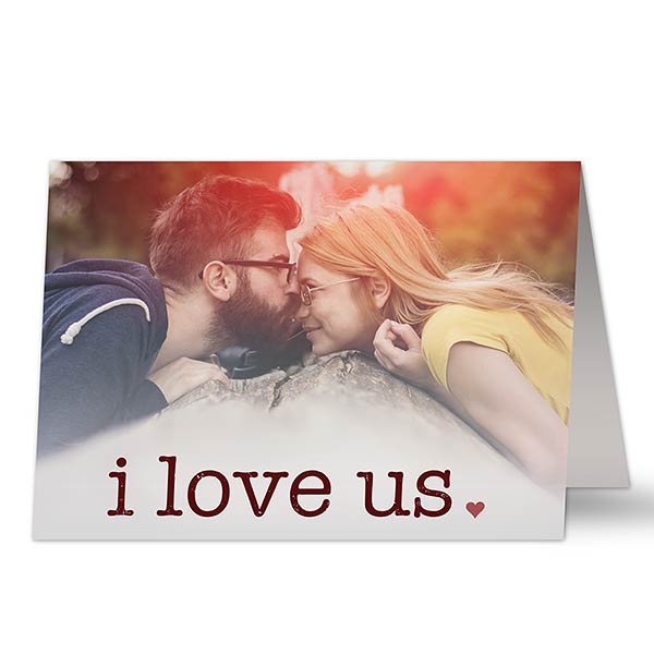 Personalized Photo Card - I Love Us - 20454