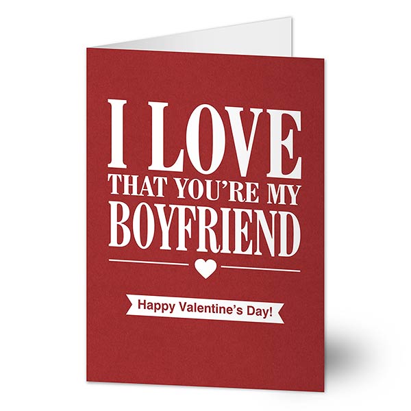 Personalized Card - I Love That You're My Guy - 20455
