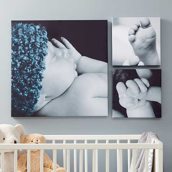 Square Canvas Photo Prints - Baby Photo Memories - 20472