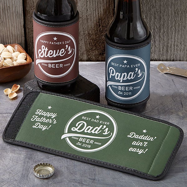 Father's Day Personalized Can & Bottle Wrap - 20493