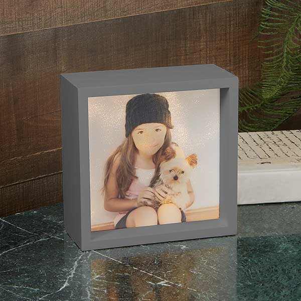 Personalized Pet Photo LED Light Shadow Box