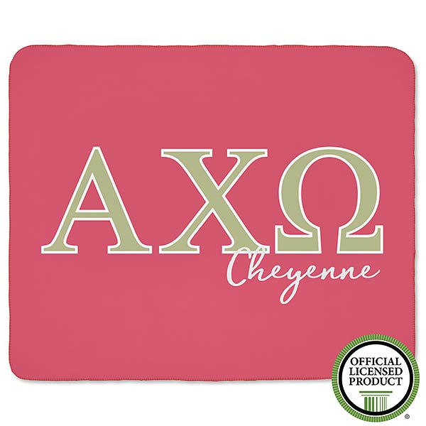 alpha chi omega personalized greek letter 60x80 sherpa blanket chi omega letter of recommendation form