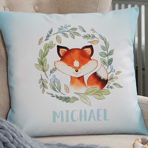 Woodland Character Personalized Baby Pillows