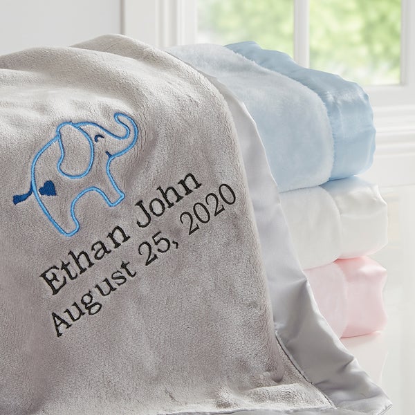 engraved baby blankets