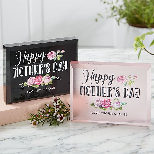 Happy Mother's Day Personalized Colored Keepsake - 20636