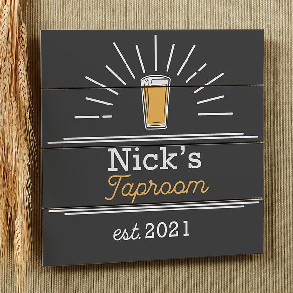 Wooden Bar Sign