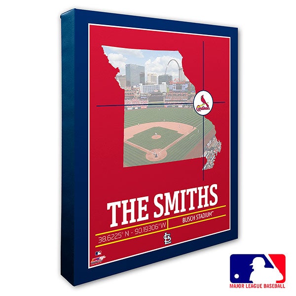 st louis cardinals personalized mlb wall art