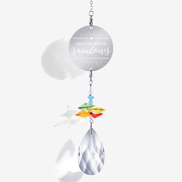 Personalized Memorial Rainbow Suncatcher - 20725