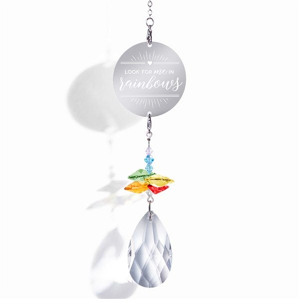 Personalized Memorial Rainbow Suncatcher - 20725