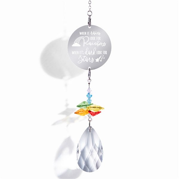 Personalized Rainbow Suncatcher - Inspiration From Above - 20726