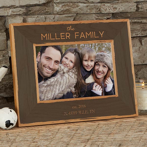 Personalized Printed Wood Frame - Family Is Precious - 20733
