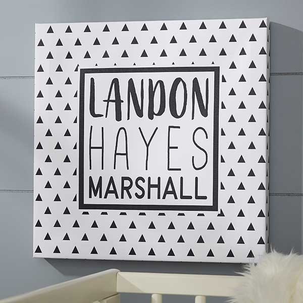 black white 12x12 personalized