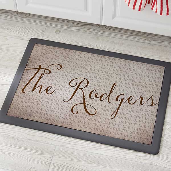 Together Forever 18x27 Personalized Kitchen Mat For The Home Personalized Kitchen Mats Together Forever 20893
