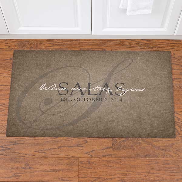 Floor Mat, Personalized Rug, Kitchen Rug, Personalized Floor Mat