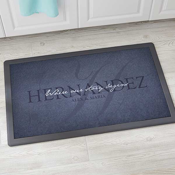 The Heart Of Our Home 20x35 Personalized Kitchen Mat For 20x35 Personalized Kitchen Mat