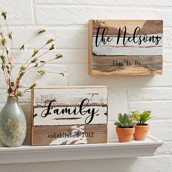 This Is Us Personalized Reclaimed Wood Signs - 20927