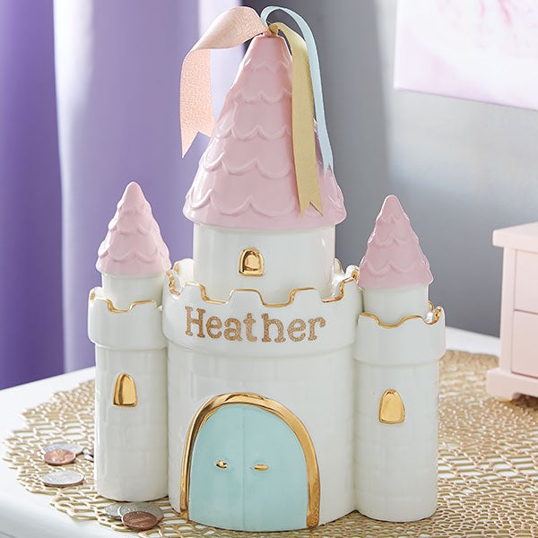 princess castle piggy bank