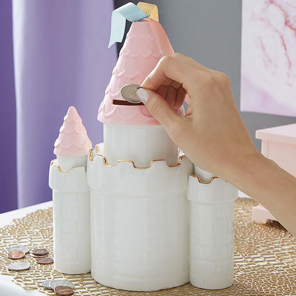 princess castle piggy bank