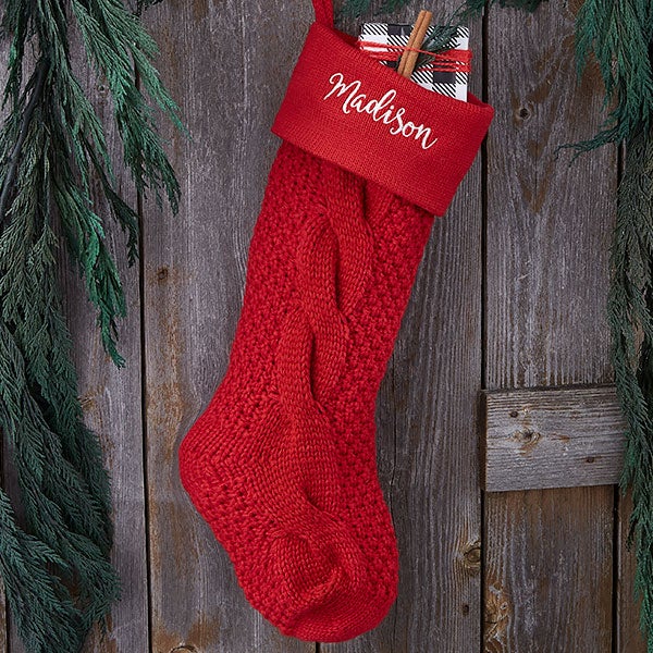 Personalized Christmas Stockings,Embroidered Stocking,Knitted Christmas Stockings,Christmas Gift,Custom Christmas Stockings,Stocking