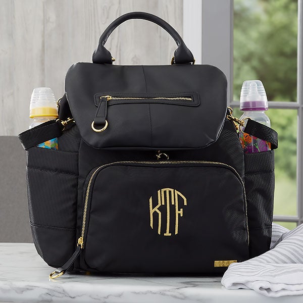 monogrammed diaper backpack