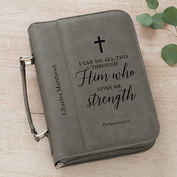 Jesuspirit Leather Bible Carrying Tote Bag