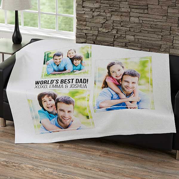 Personalized Blanket For Dad