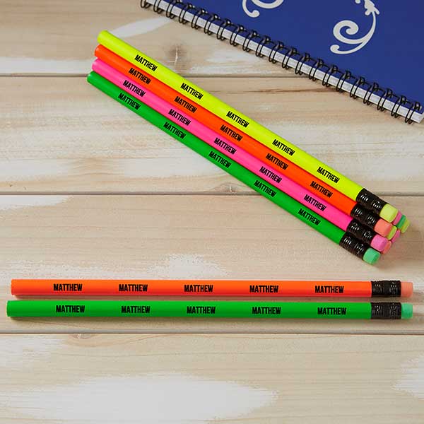neon pencils