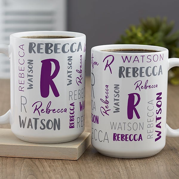 Notable Name Personalized Coffee Mugs - 21063