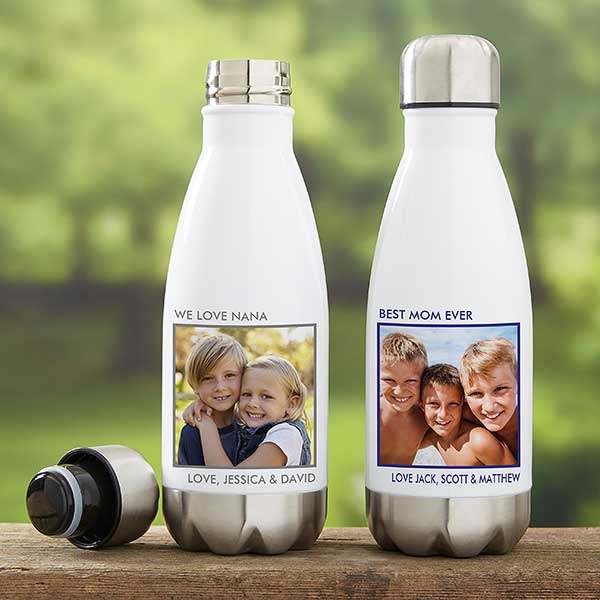 Personalized Insulated Photo Water Bottles - 21075