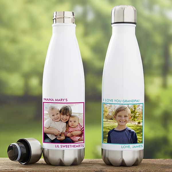 Personalized Insulated Photo Water Bottles - 21075