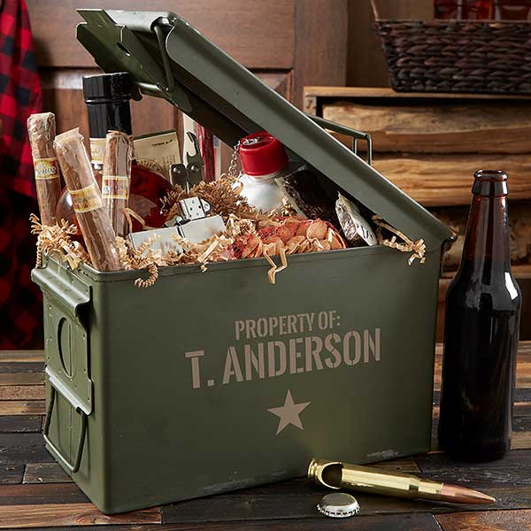 Authentic Personalized 50 Cal Ammo Box